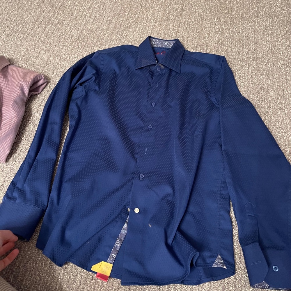 Robert Graham boys button down L 14-16